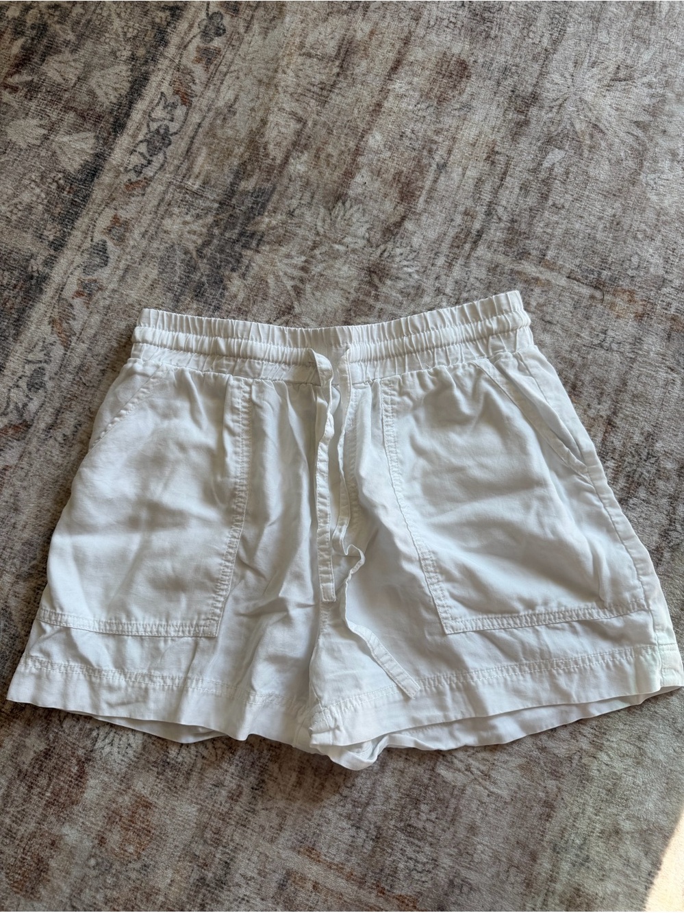 Velvet Heart White Drawstring Casual Shorts sz XS